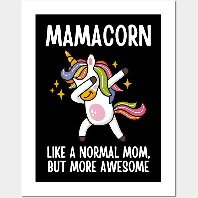 Unicorn Mom Wall Art by oneduystore